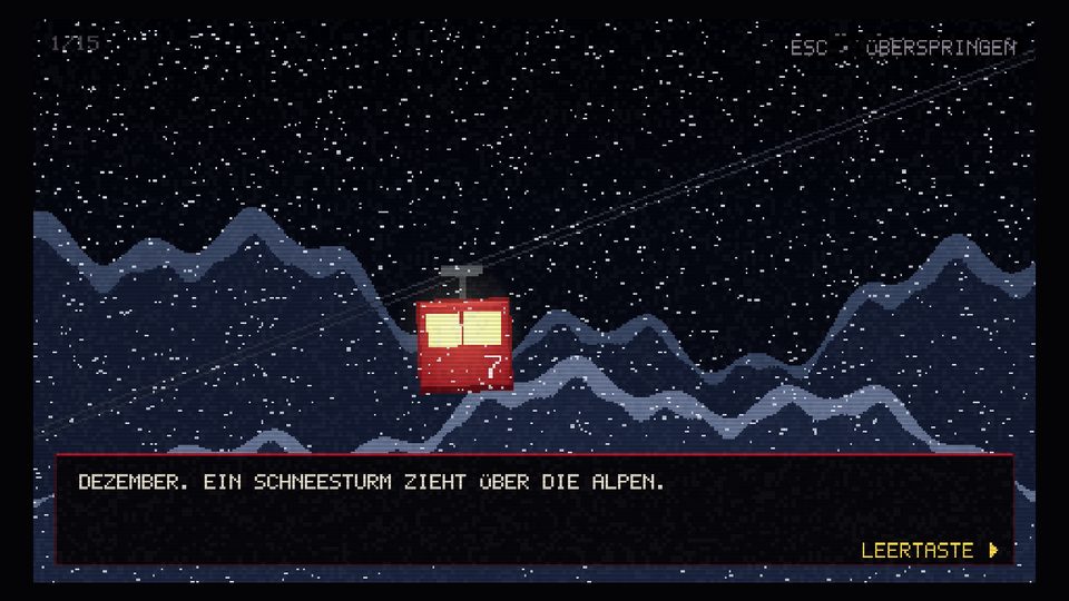 Lämmli 2: Gondel im Schneesturm